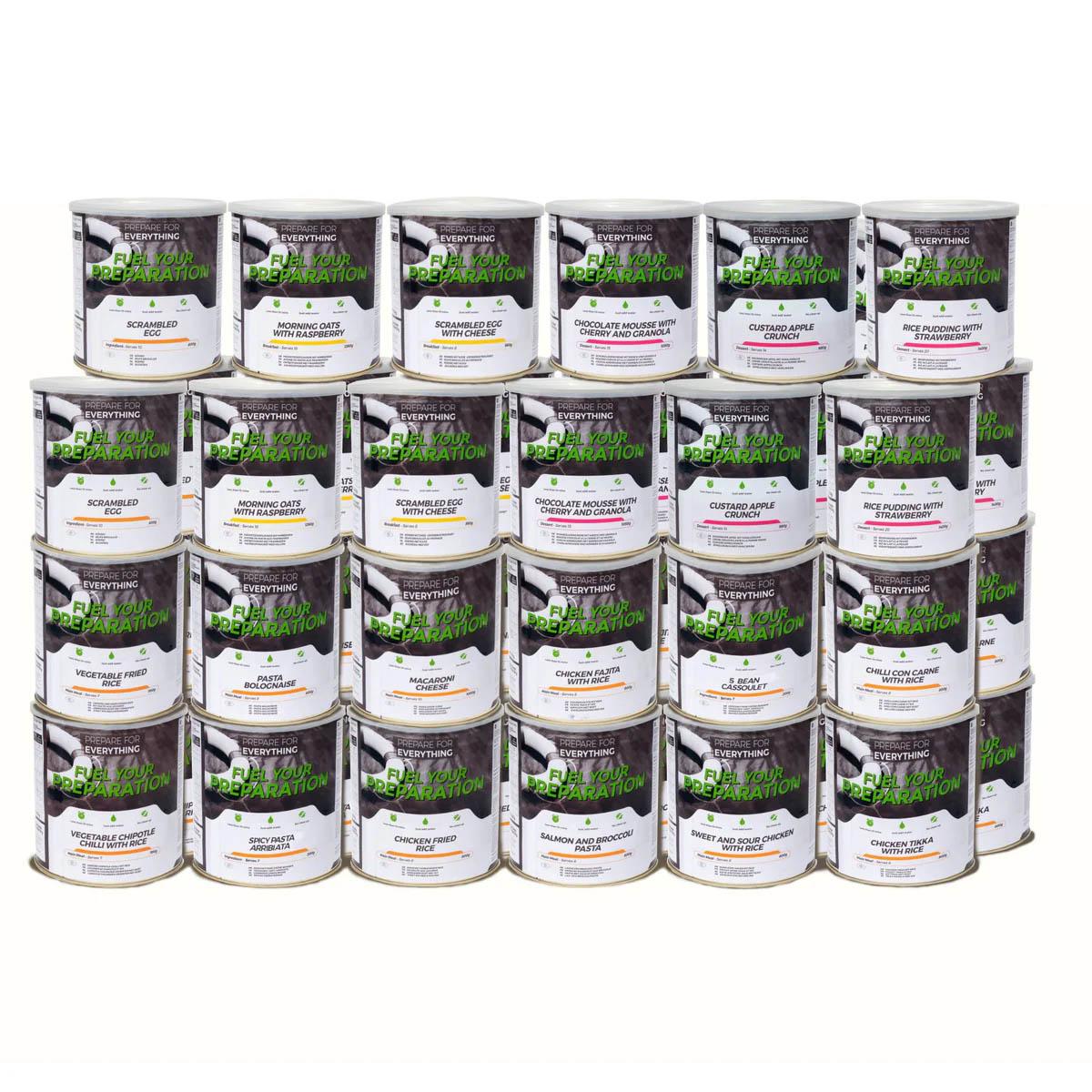 3 Months 'Deluxe Complete Solution' Emergency Food Pack