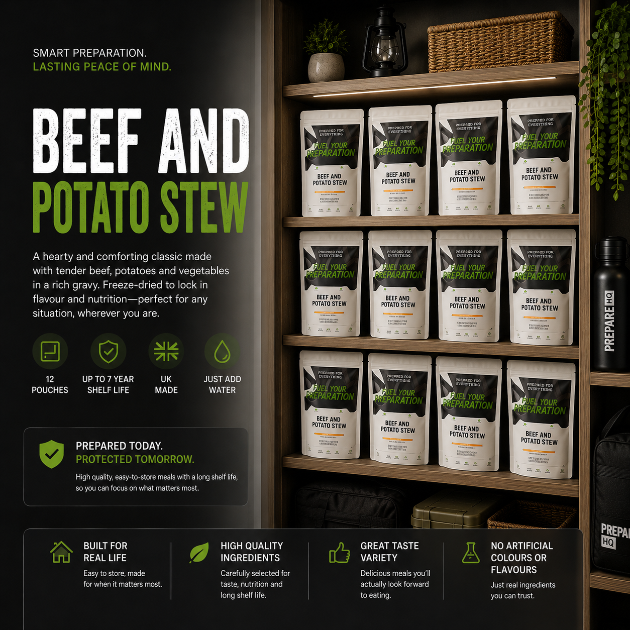 Beef And Potato Stew – Box of 12 Pouches