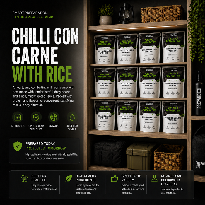 Chilli Con Carne With Rice – Box of 12 Pouches