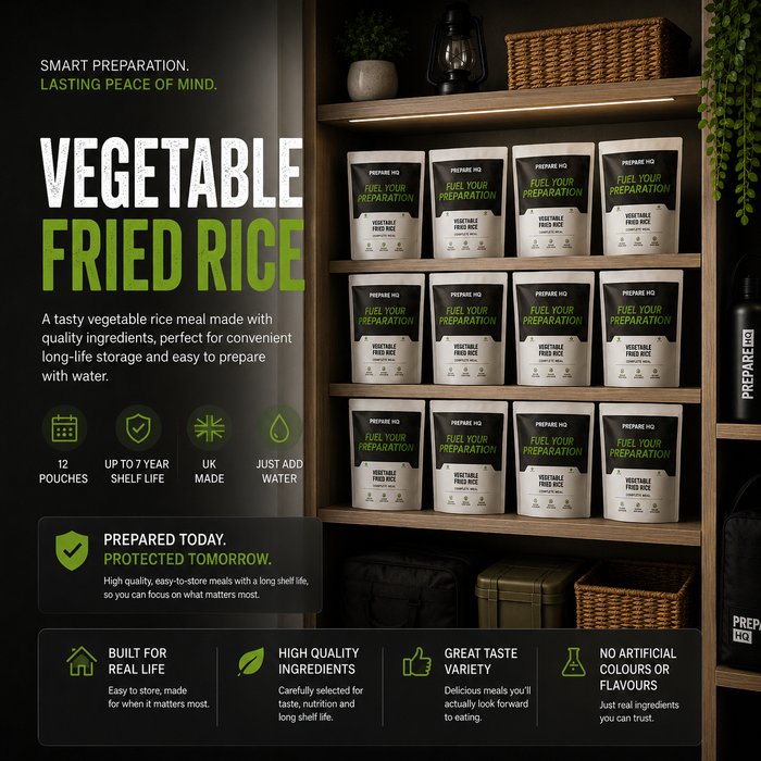 Vegetable Fried Rice – Box of 12 Pouches