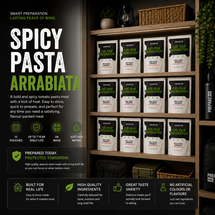 Spicy Pasta Arrabbiata – Box of 12 Pouches