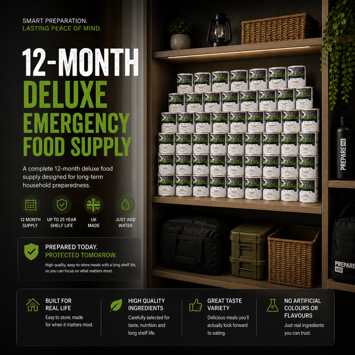 12 Month Deluxe Emergency Food Supply – 1 Person