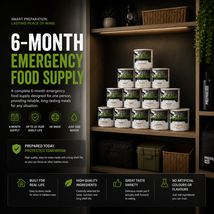6 Month Emergency Food Supply – 1 Person