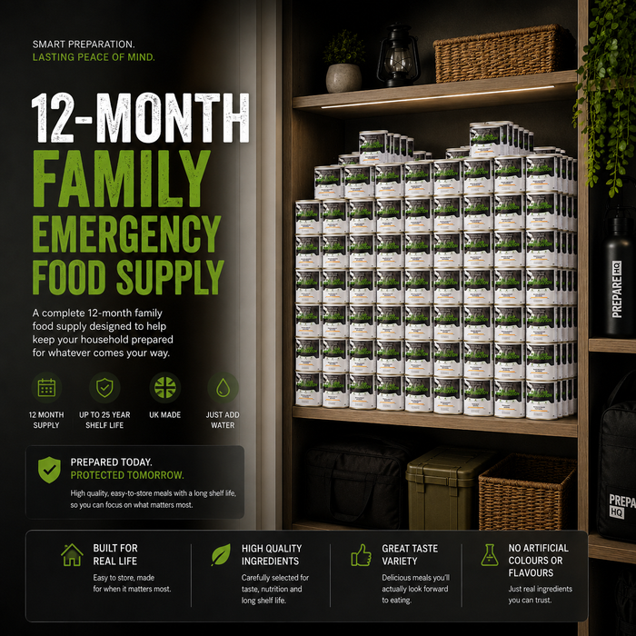 12 Month Emergency Food Supply – Family of 4