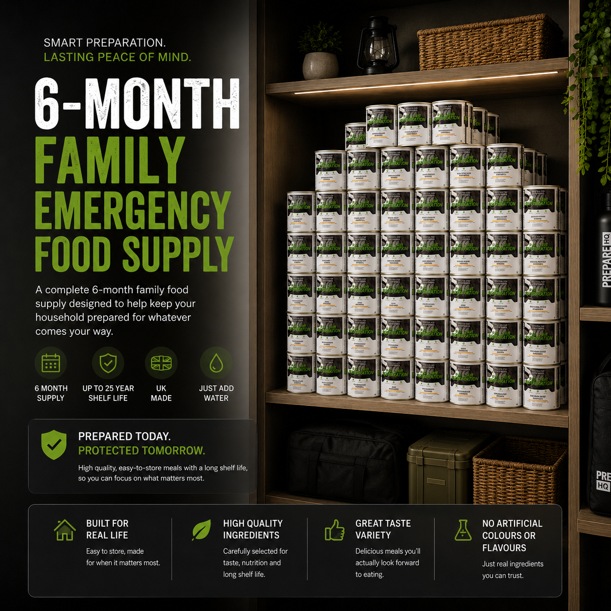6 Month Emergency Food Supply – Family of 4