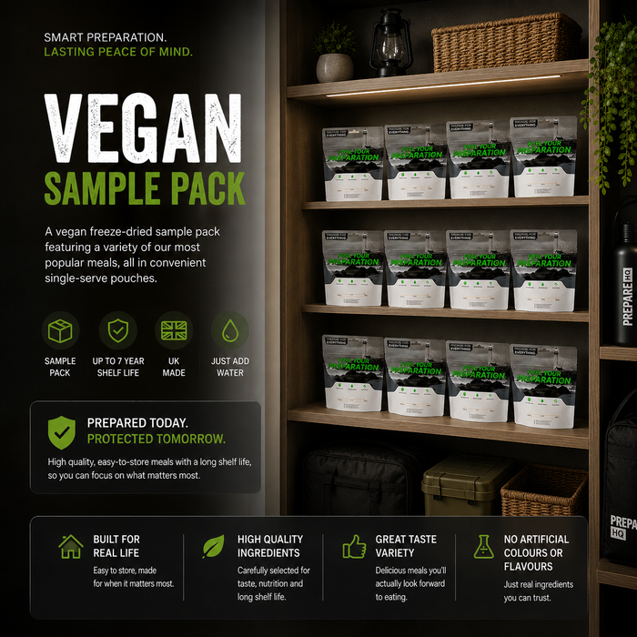 Vegan Emergency Food Sample Pack