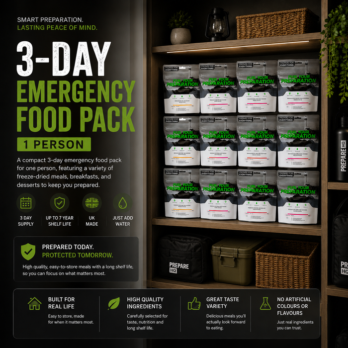 3 Day Emergency Food Pack – 1 Person