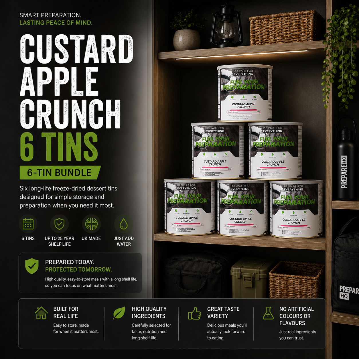 Custard Apple Crunch – 6 Tins