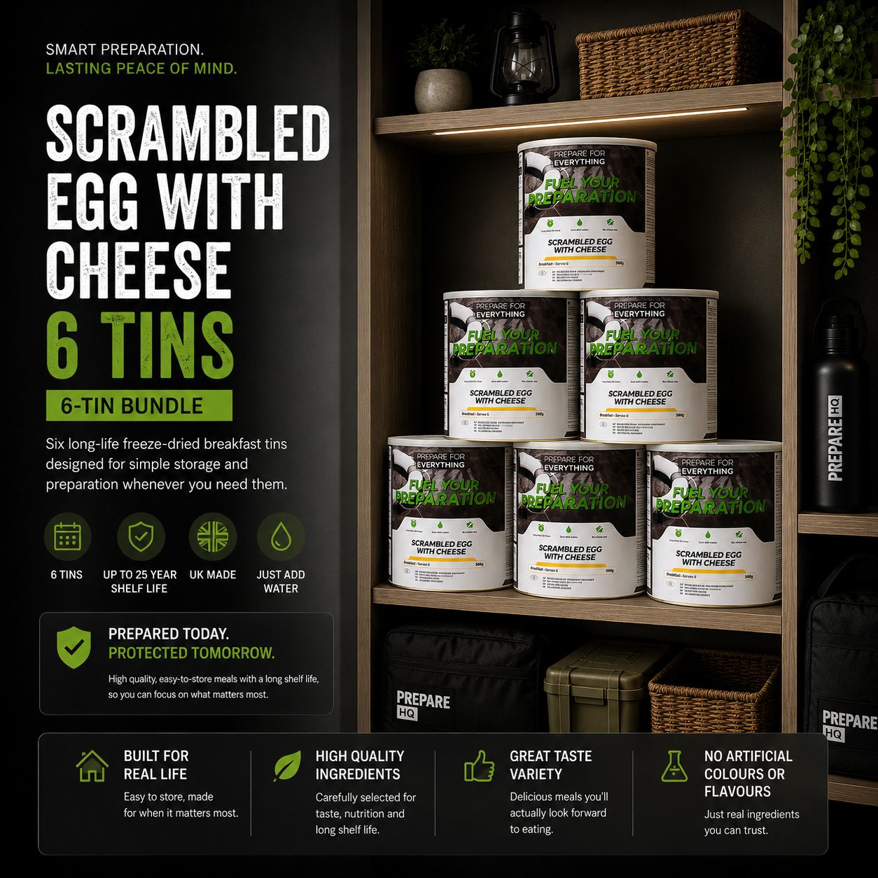 Scrambled Egg With Cheese – 6 Tins