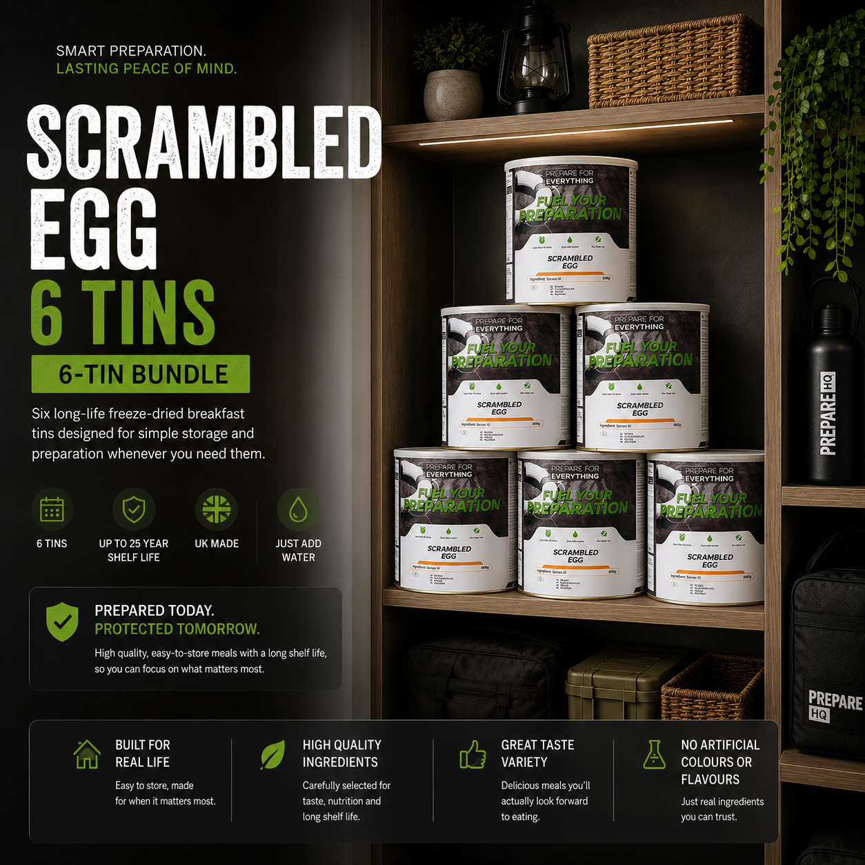 Scrambled Egg – 6 Tins