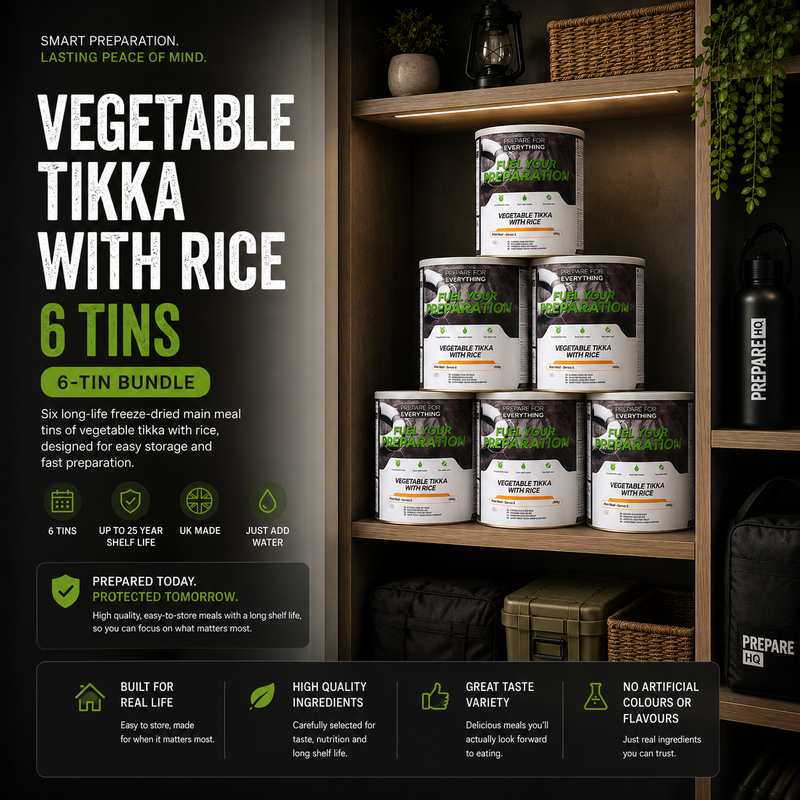 Vegetable Tikka With Rice – 6 Tins
