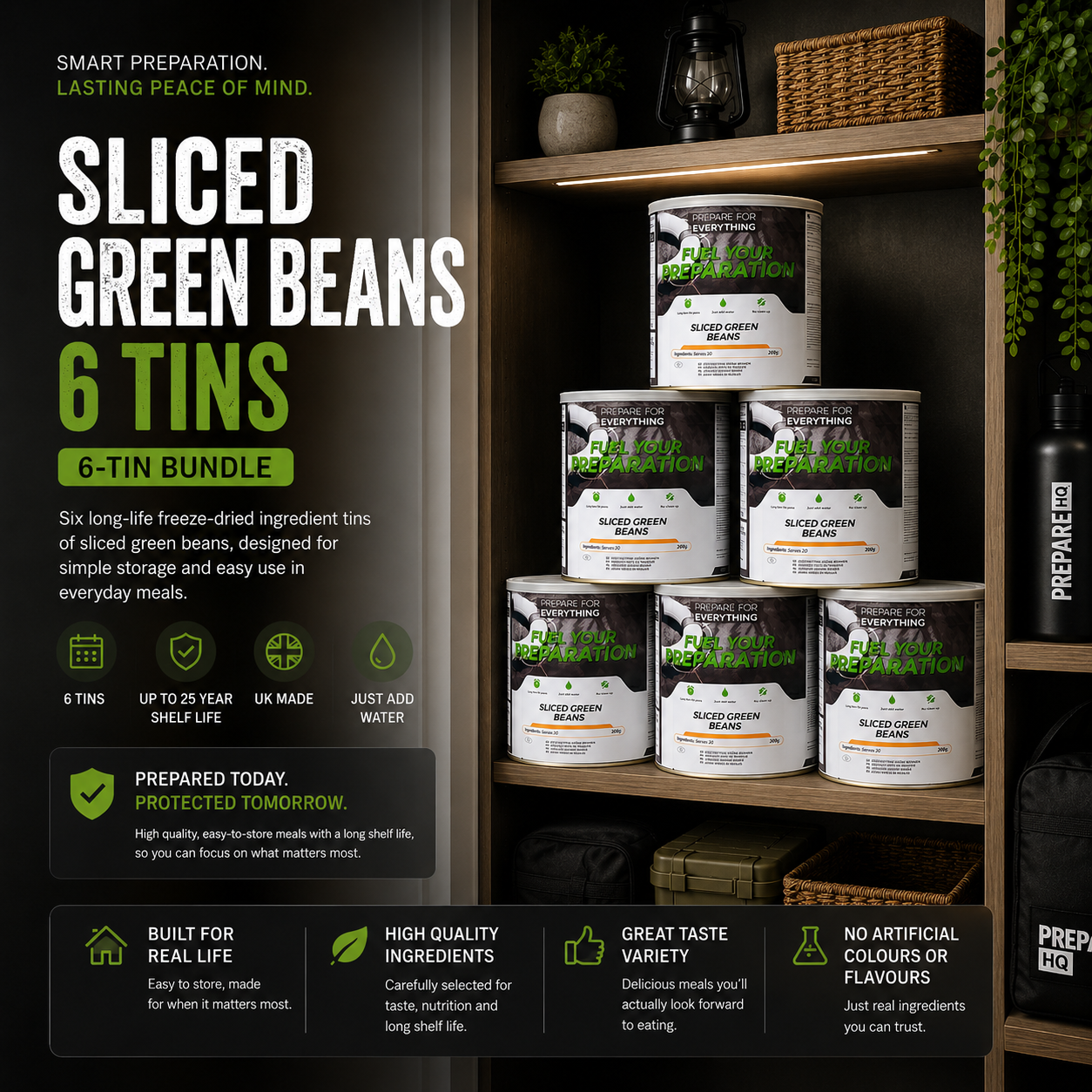 Sliced Green Beans – 6 Tins