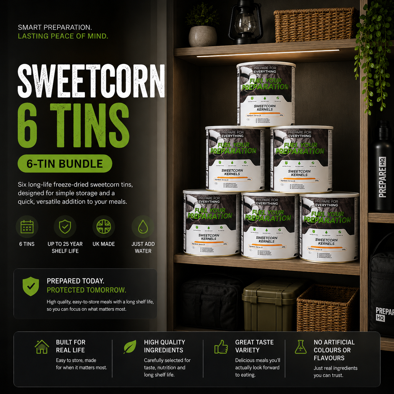 Sweetcorn – 6 Tins