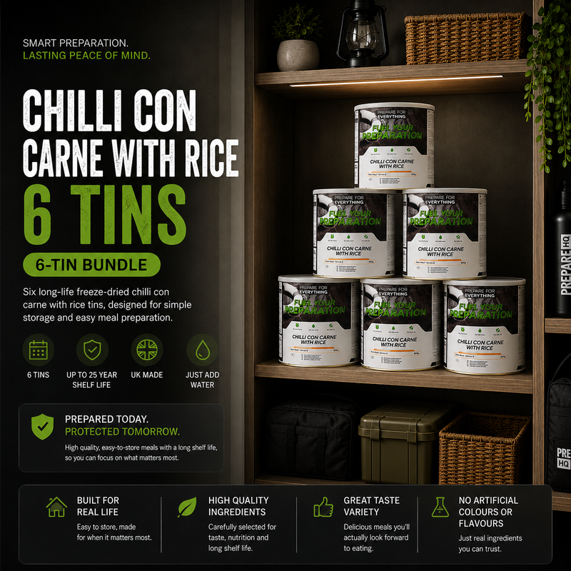 Chilli Con Carne With Rice – 6 Tins