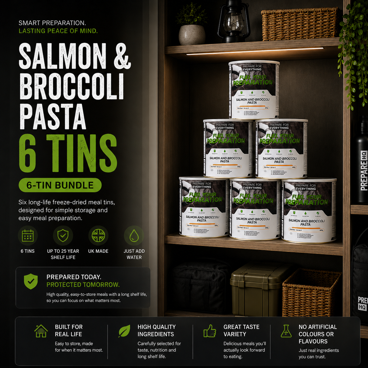 Salmon And Broccoli Pasta – 6 Tins