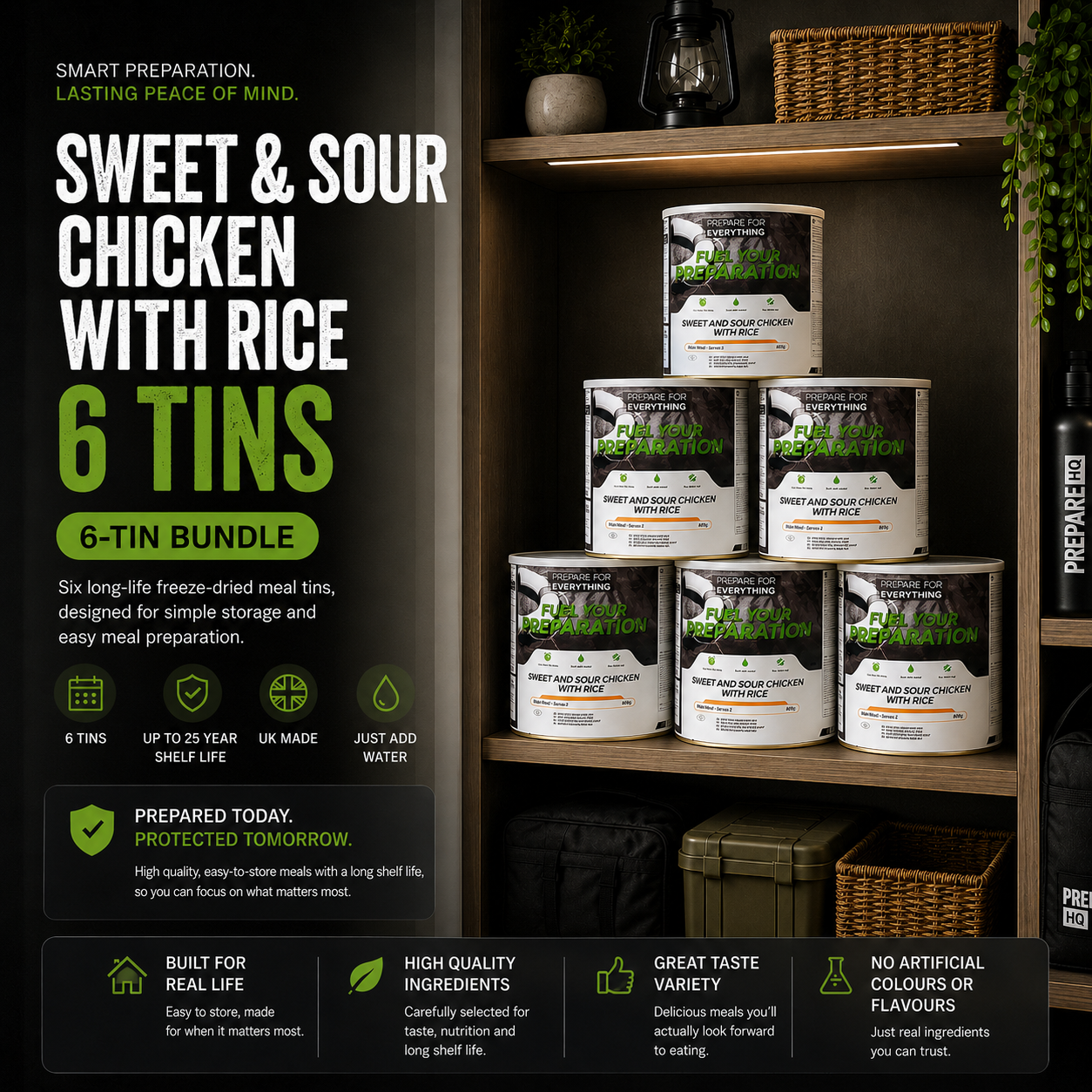 Sweet And Sour Chicken With Rice – 6 Tins
