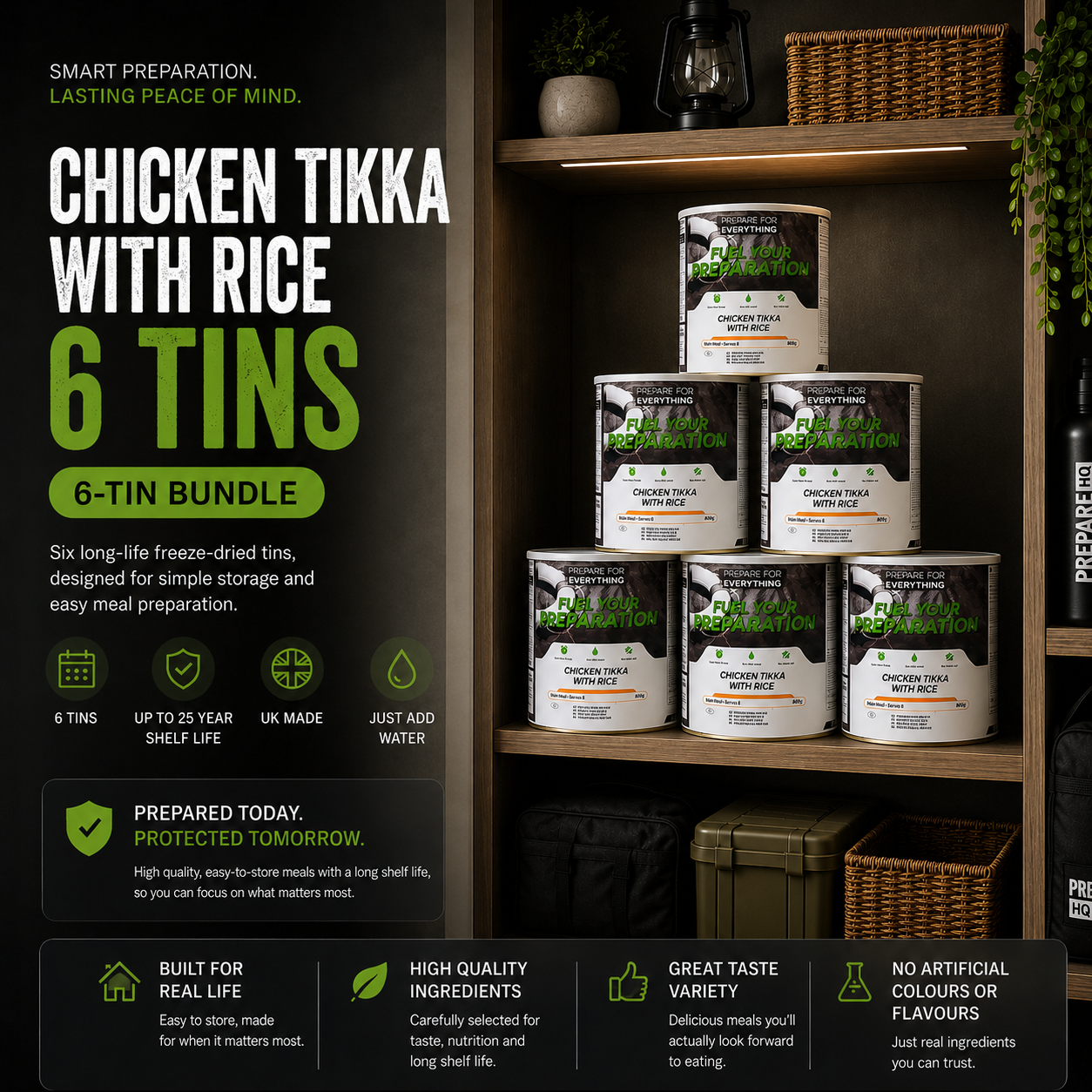 Chicken Tikka With Rice – 6 Tins