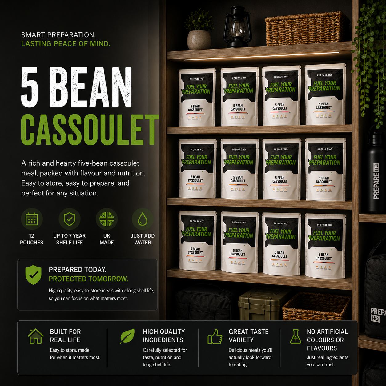 5 Bean Cassoulet – Box of 12 Pouches