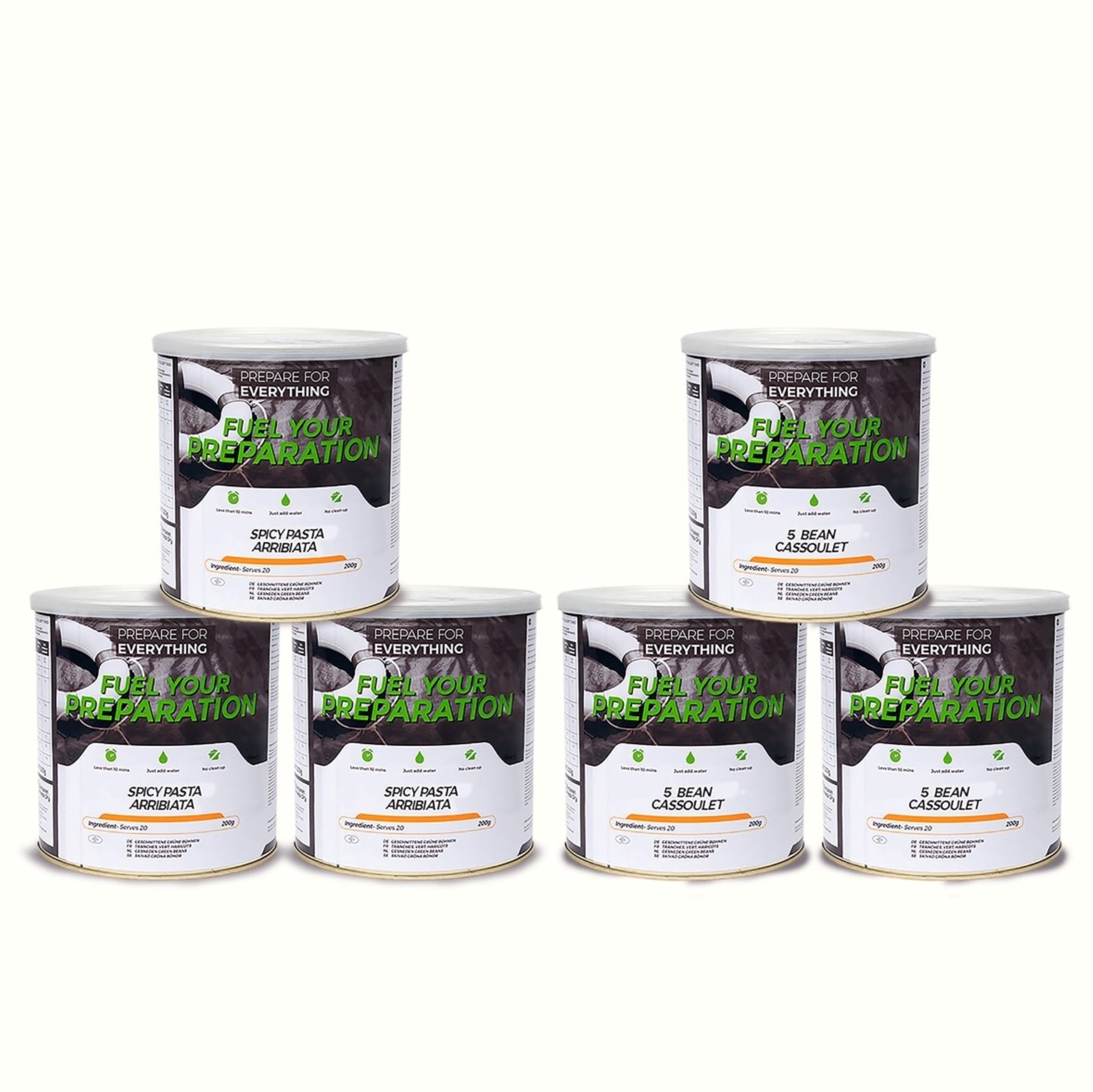 Emergency Food '6 Tin' Extension Pack