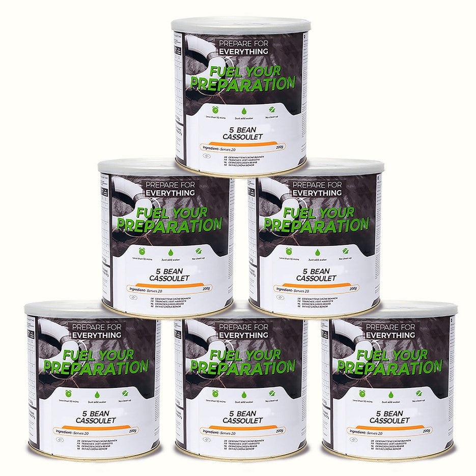 Fuel Your Preparation 5 Bean Cassoulet (6 Tins)