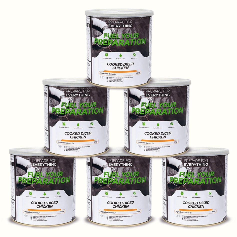 Fuel Your Preparation Diced Chicken (6 Tins)