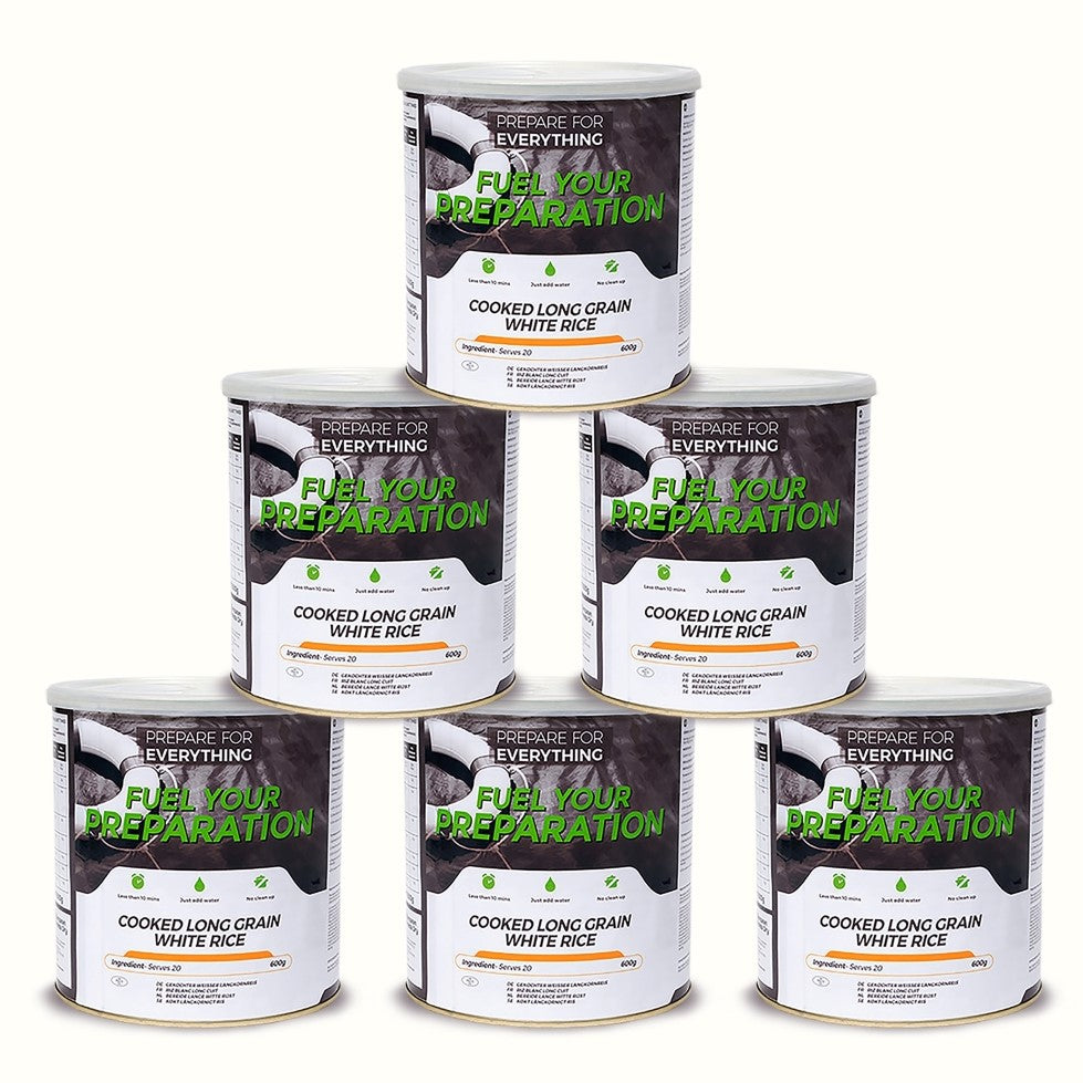 Fuel Your Preparation White Rice (6 Tins)