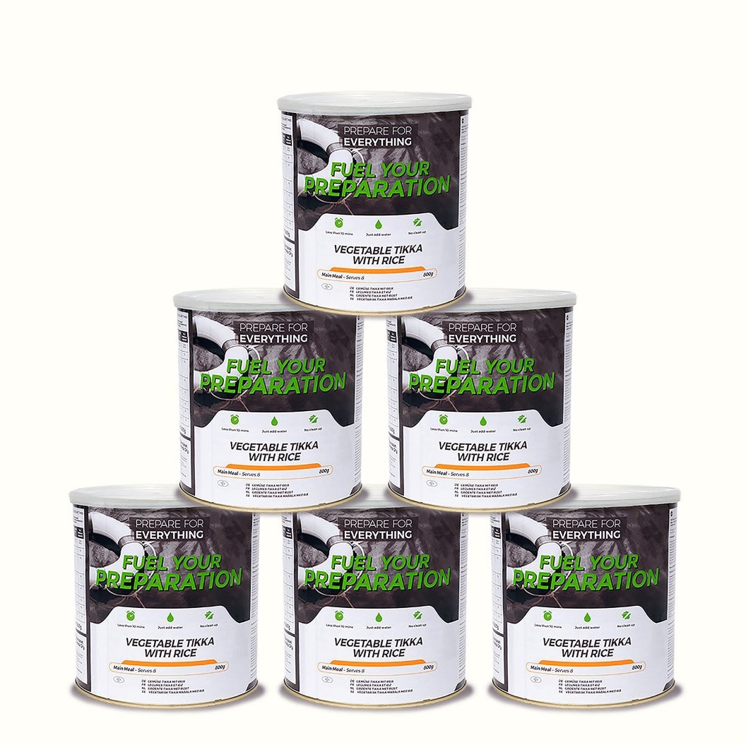 Fuel Your Preparation Vegetable Tikka With Rice (6 Tins)