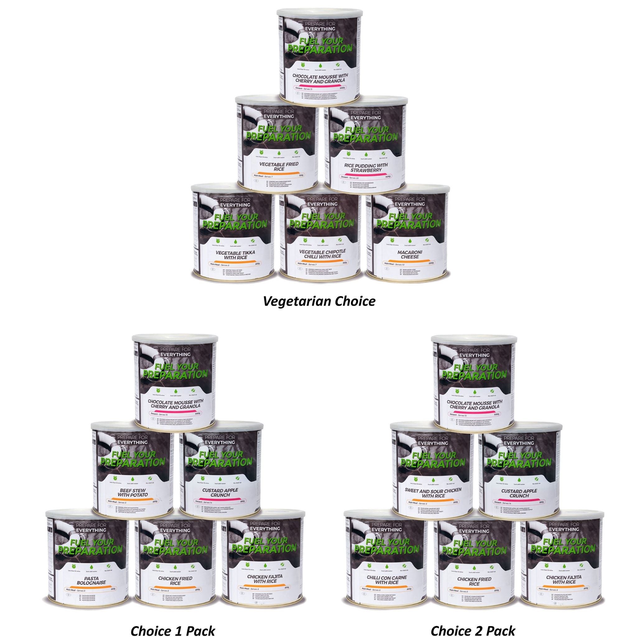 1 Month 'Standard' Emergency Food Pack