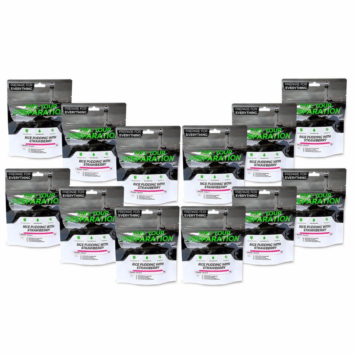 Rice Pudding With Strawberry Packet - Box Of 12