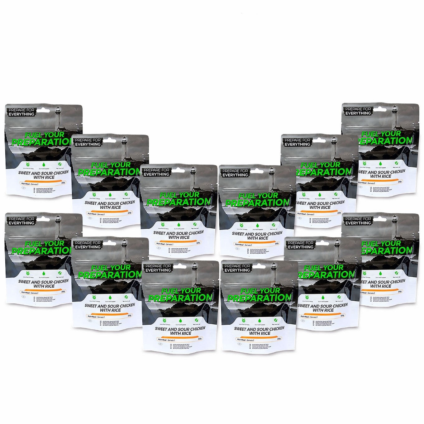 Sweet And Sour Chicken With Rice Packet - Box Of 12