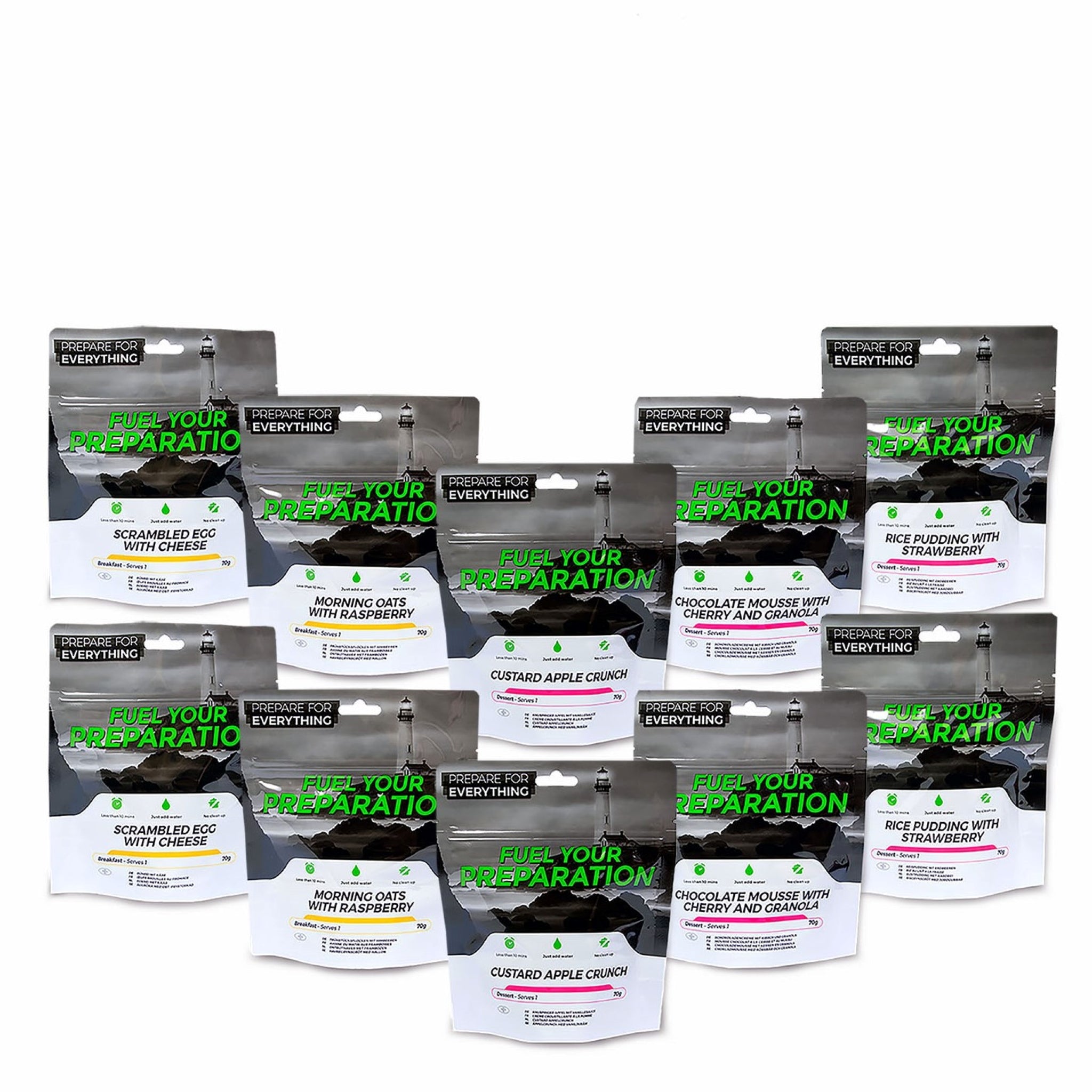 Breakfast And Dessert Emergency Food Sample Pack