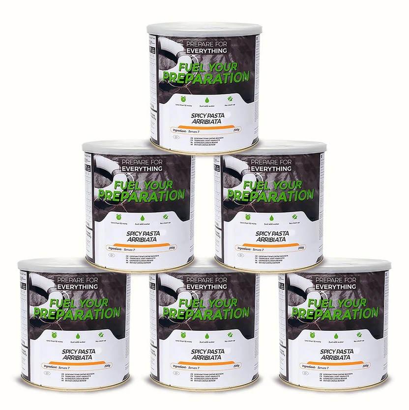 Fuel your Preparation Spicy Pasta Arribiata (6 Tins)