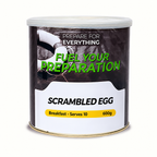Scrambled Egg — packaging illustration; one tin shown; supplied in cases of six